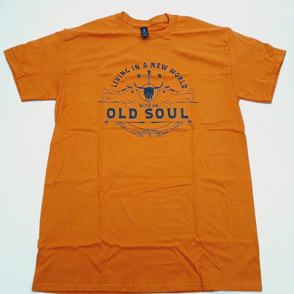 Orange Graphic Short Sleeve T-Shirt